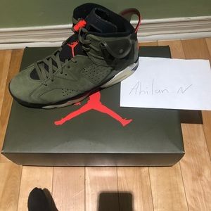 Travis Scott Jordan 6s Size 11.5